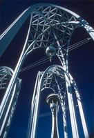 Science Center arches and Space Needle