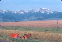 Roadside camp site